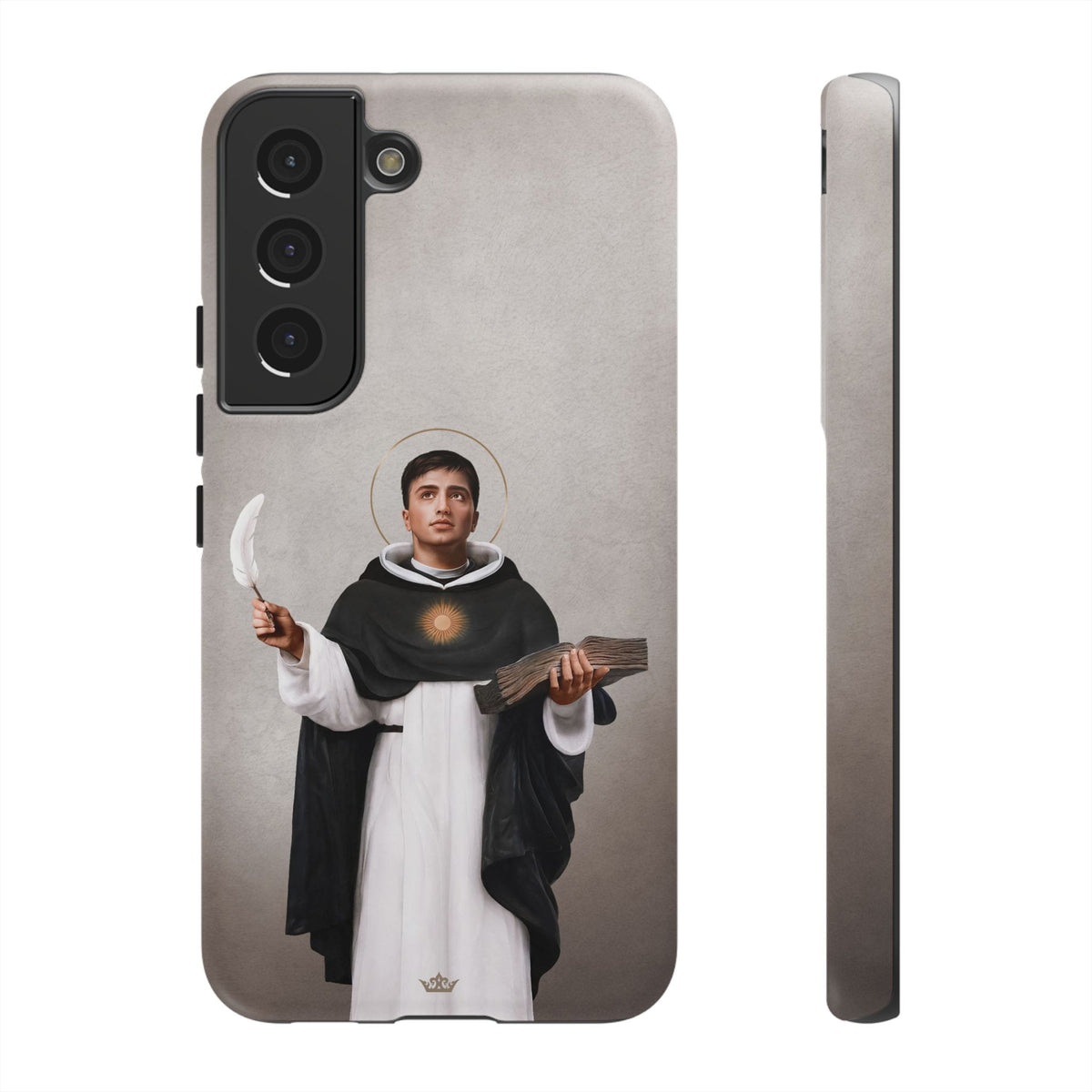 St. Thomas Aquinas Hard Phone Case (Light) Copyright VENXARA