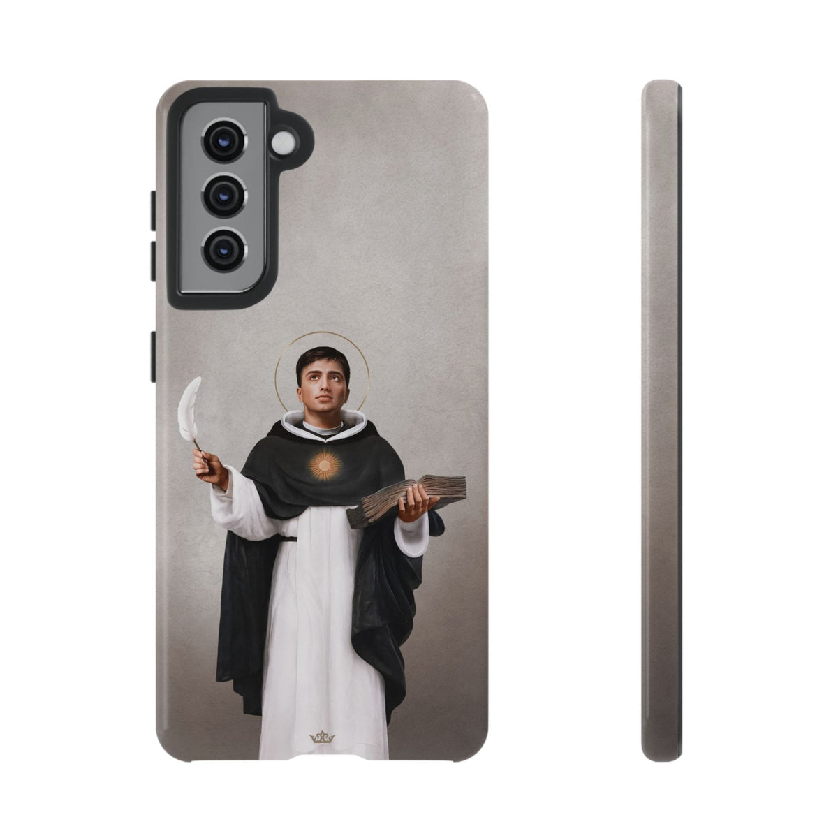 St. Thomas Aquinas Hard Phone Case (Light) Copyright VENXARA