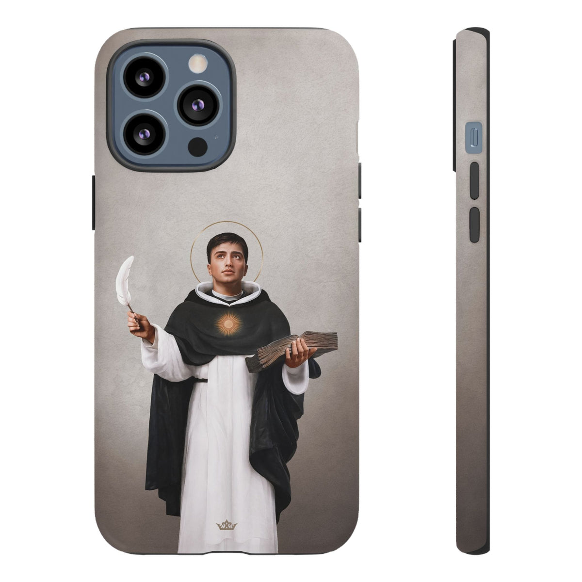 St. Thomas Aquinas Hard Phone Case (Light) Copyright VENXARA