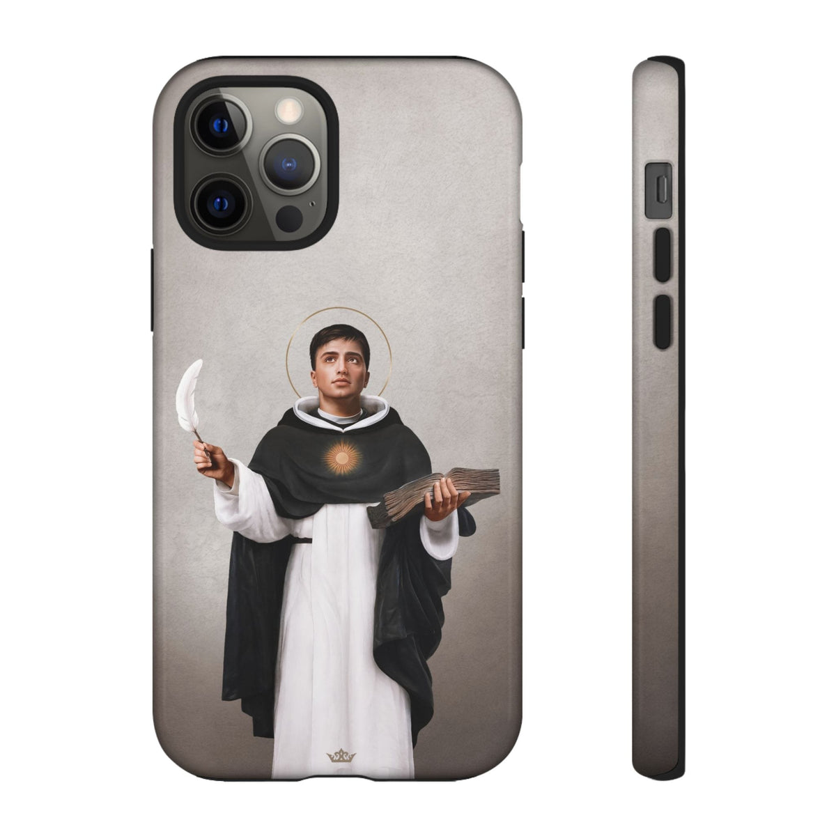 St. Thomas Aquinas Hard Phone Case (Light) Copyright VENXARA