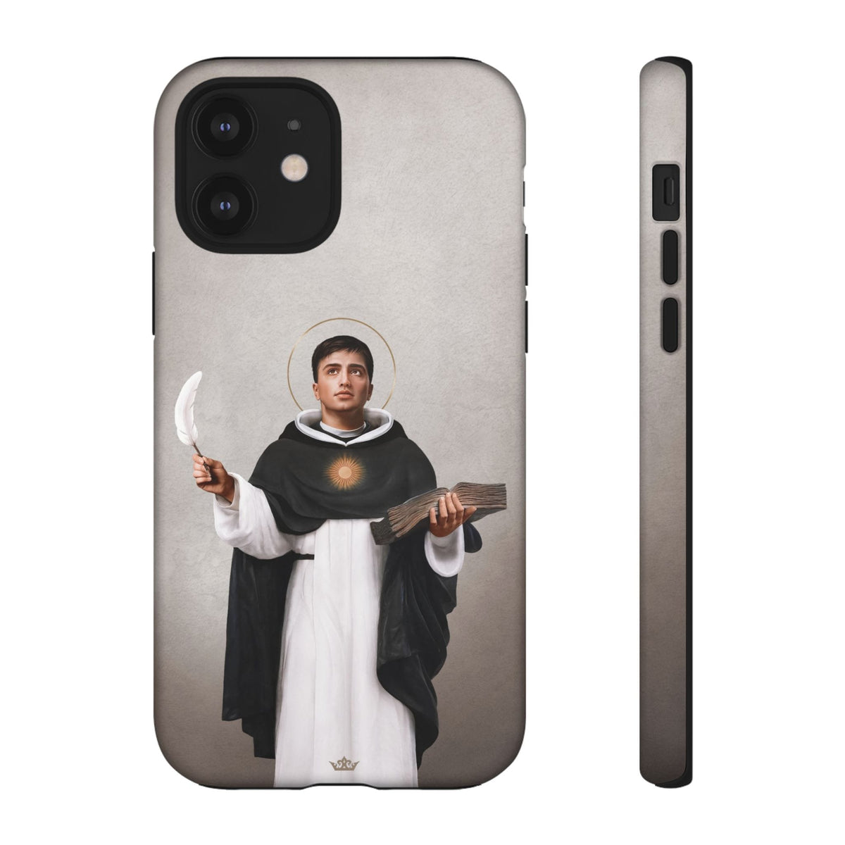 St. Thomas Aquinas Hard Phone Case (Light) Copyright VENXARA