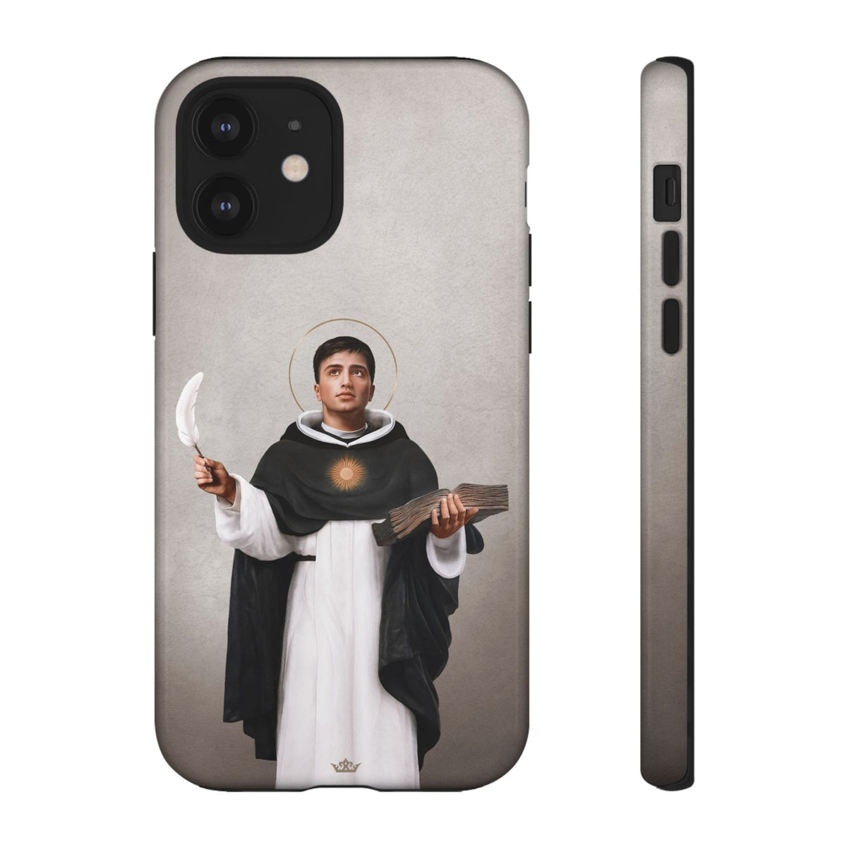St. Thomas Aquinas Hard Phone Case (Light) Copyright VENXARA