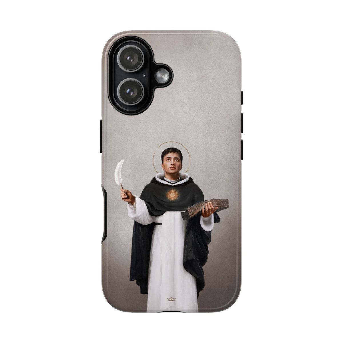 St. Thomas Aquinas Hard Phone Case (Light) Copyright VENXARA