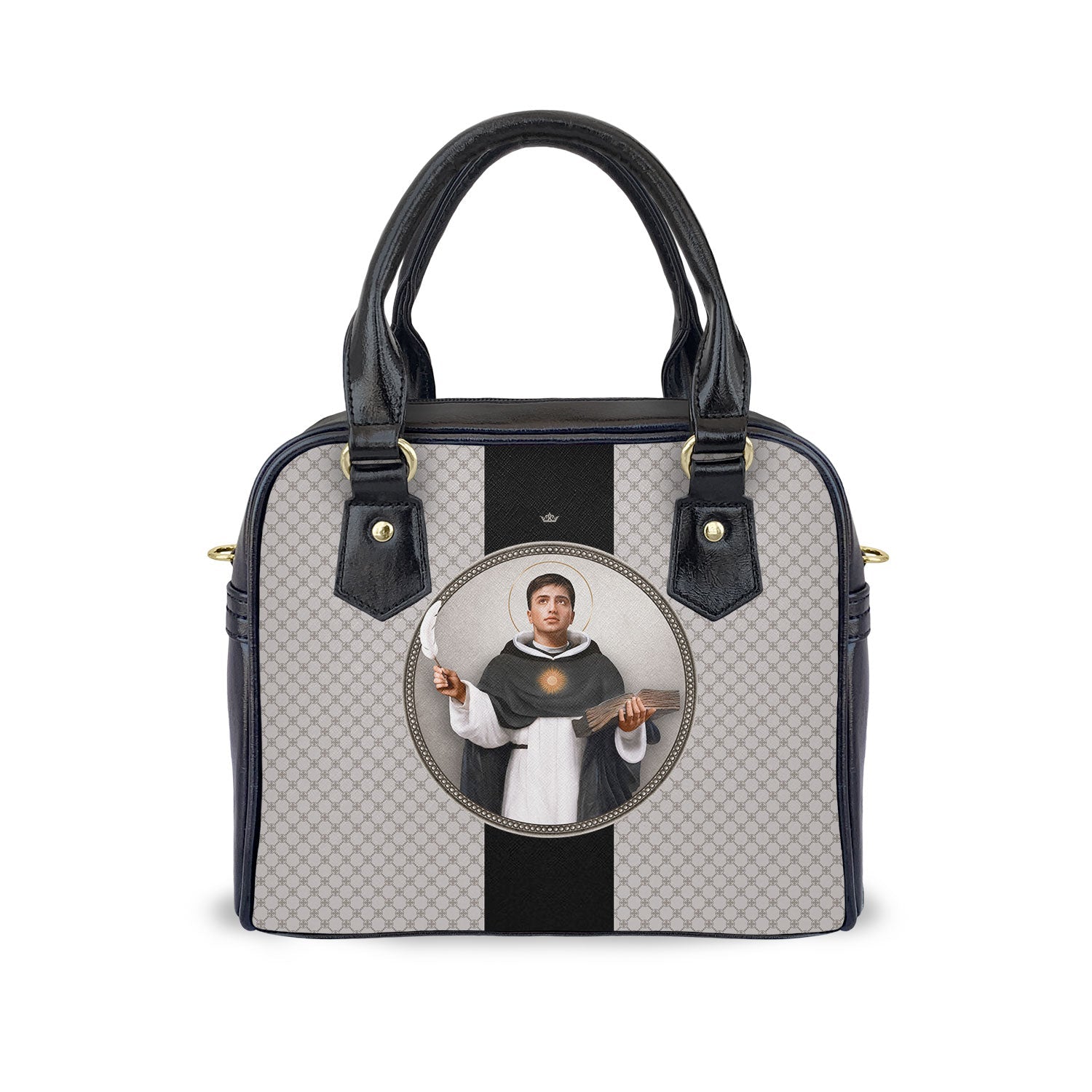 St. Thomas Aquinas Medallion Handbag - Venxara