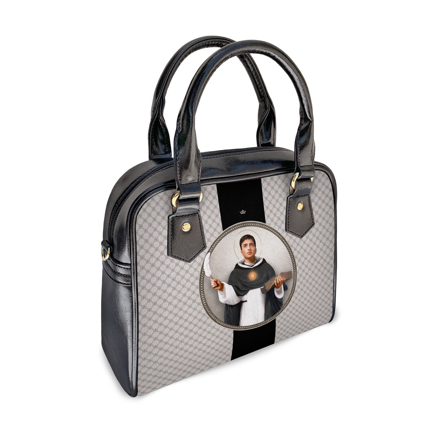 St. Thomas Aquinas Medallion Handbag - Venxara