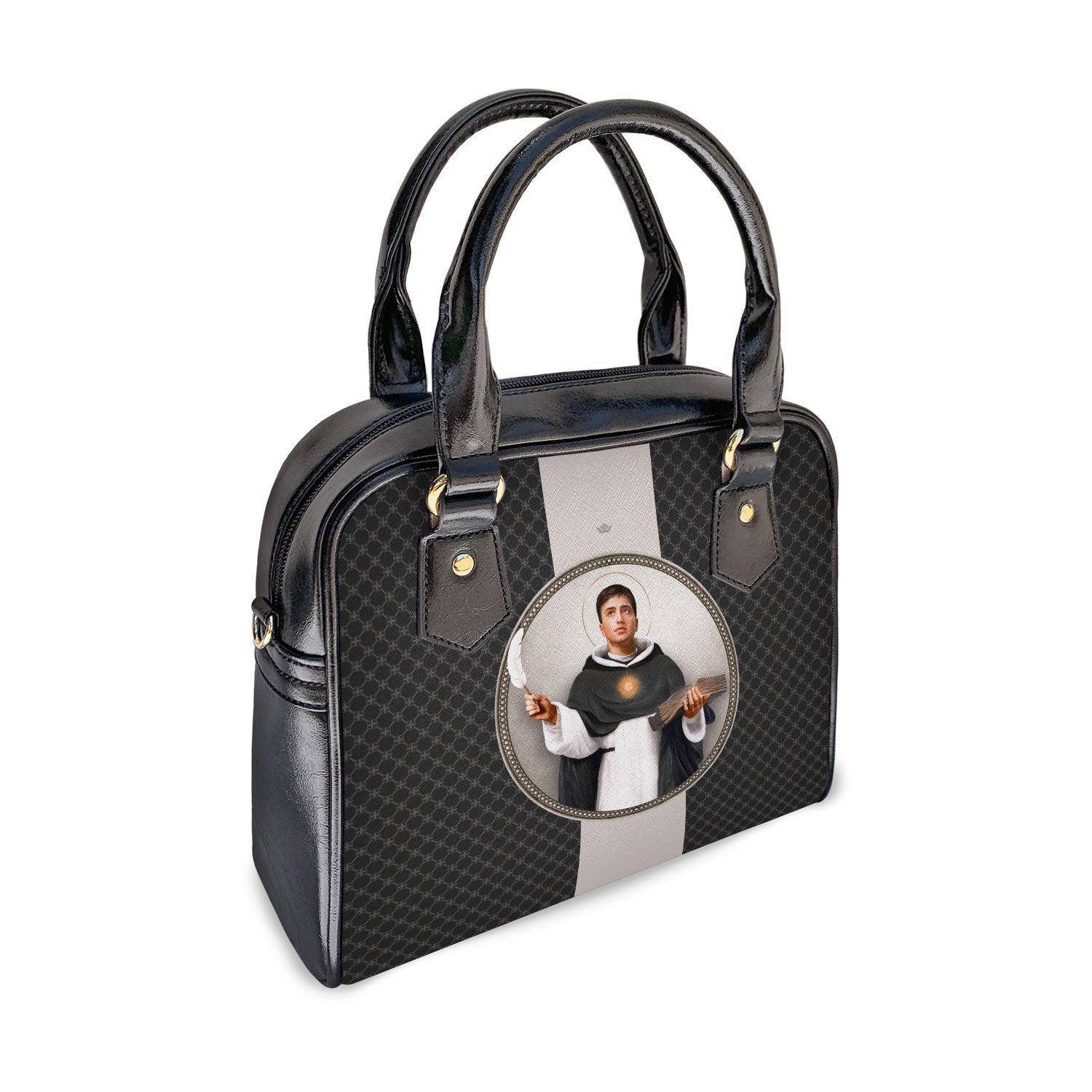 St. Thomas Aquinas Medallion Handbag - Venxara