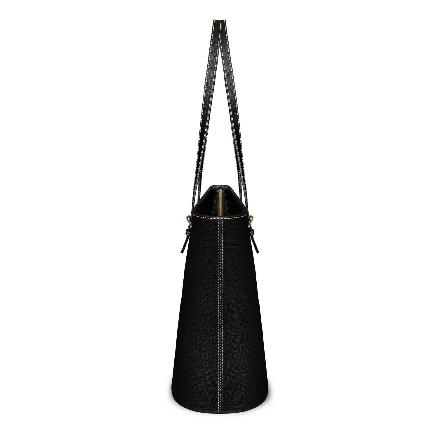 St. Thomas Aquinas Medallion Tote Bag (Black) - VENXARA®
