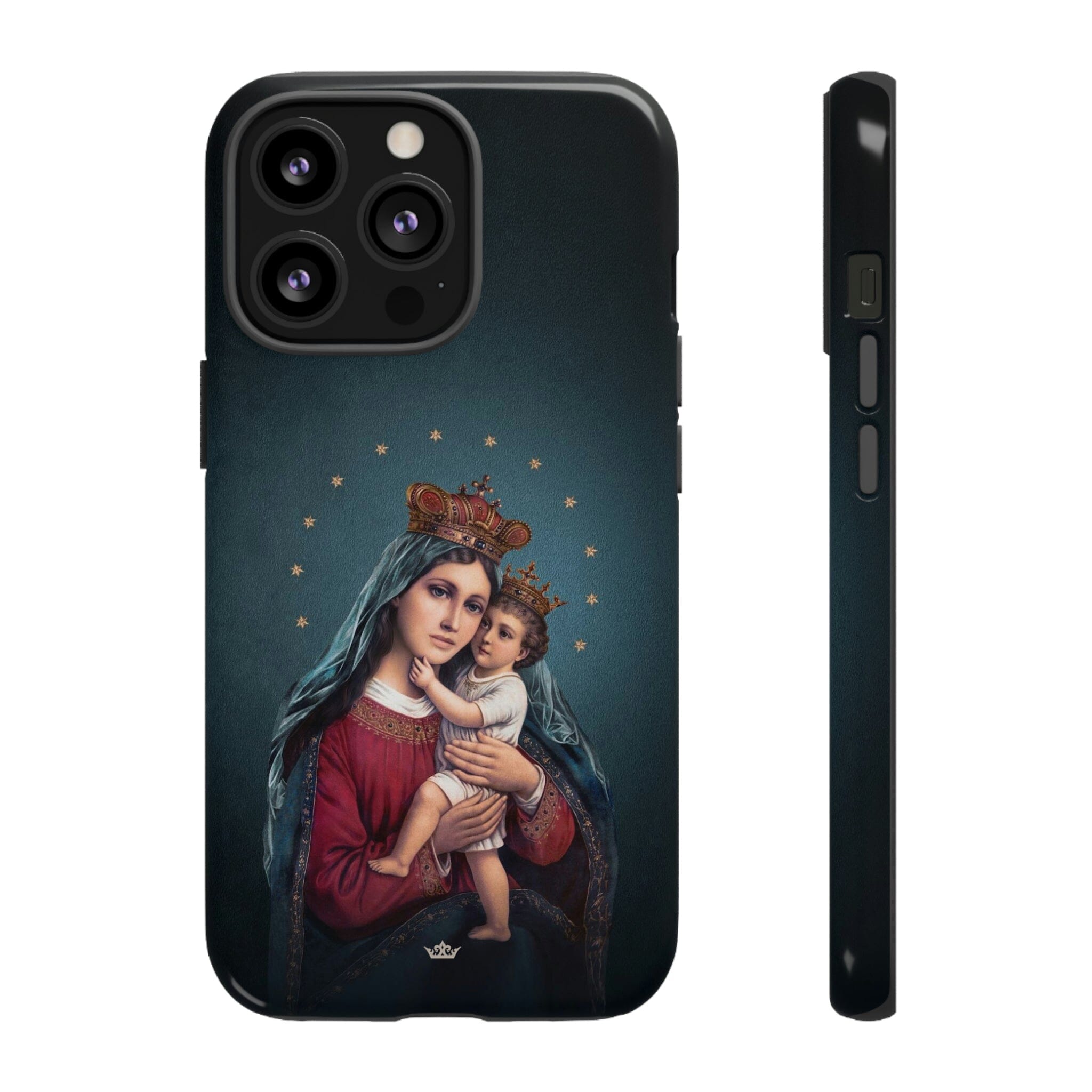Divine King and Queen Hard Phone Case (Midnight Blue)