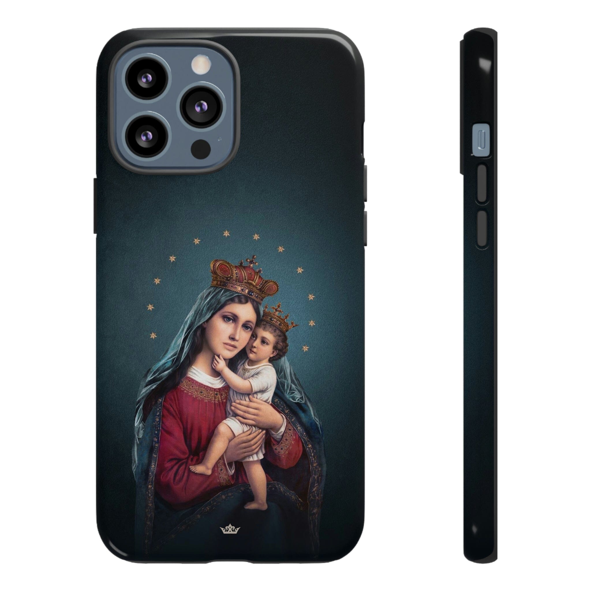 Divine King and Queen Hard Phone Case (Midnight Blue)