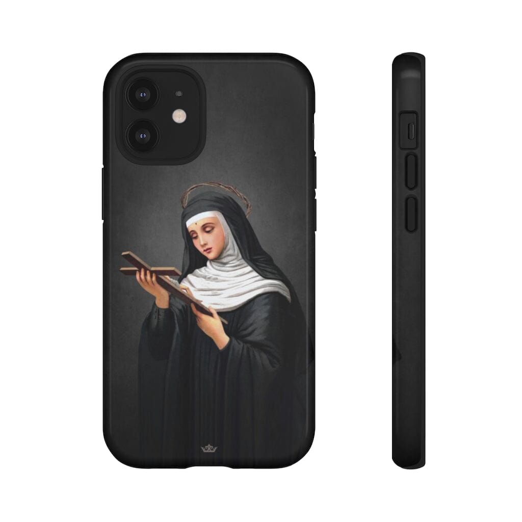 St. Rita of Cascia Hard Phone Case (Dark)