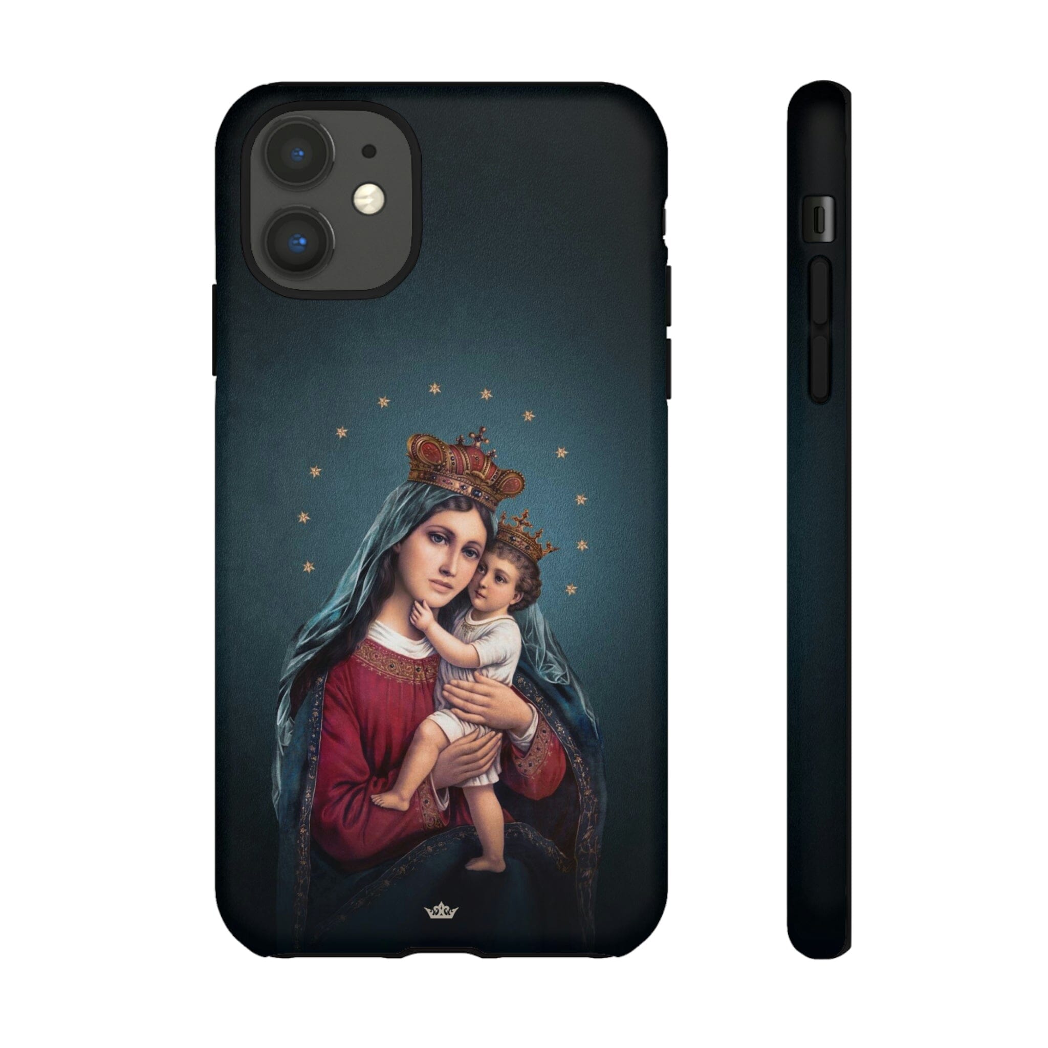 Divine King and Queen Hard Phone Case (Midnight Blue)