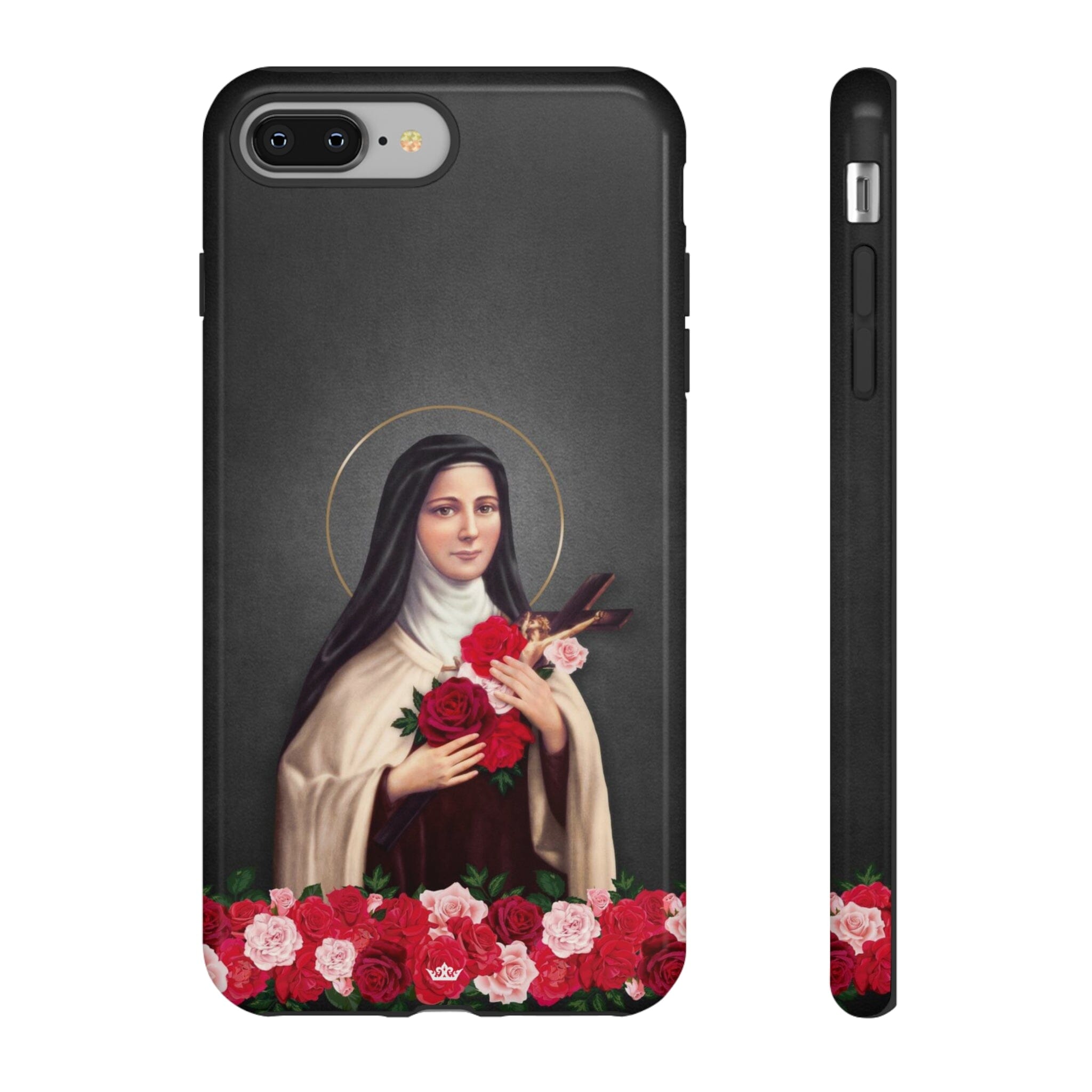 St. Therese of Lisieux Hard Phone Case (Dark)