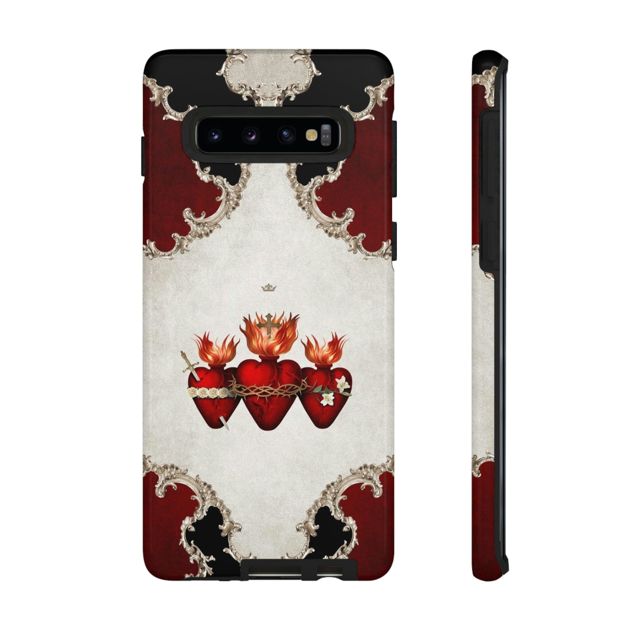 Holy Family Hearts Hard Phone Case (Baroque)