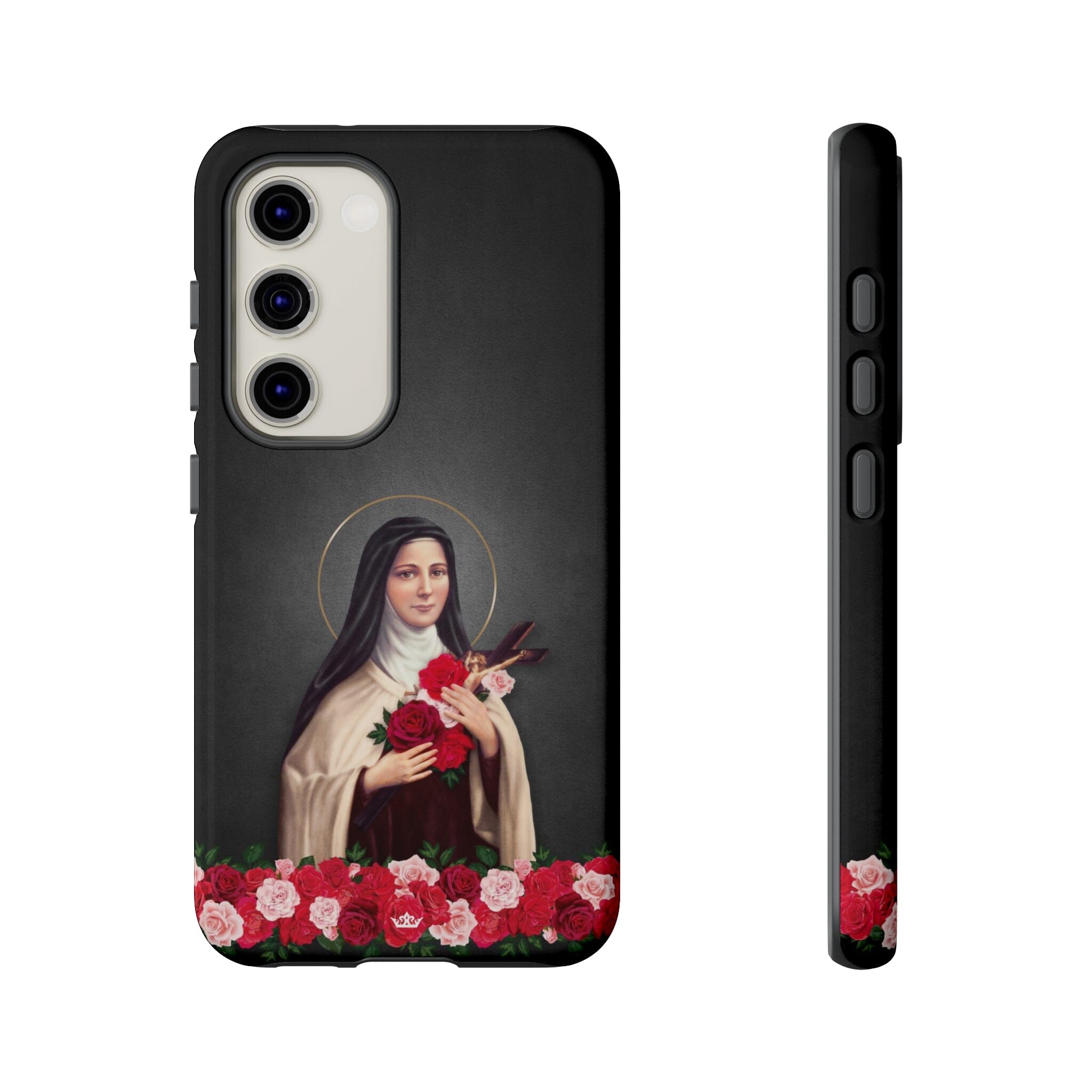 St. Therese of Lisieux Hard Phone Case (Dark)