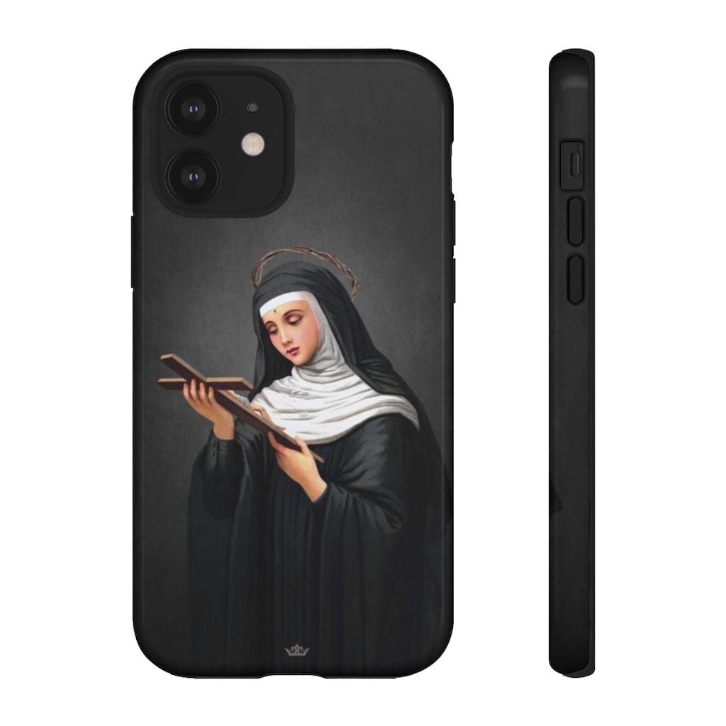 St. Rita of Cascia Hard Phone Case (Dark)