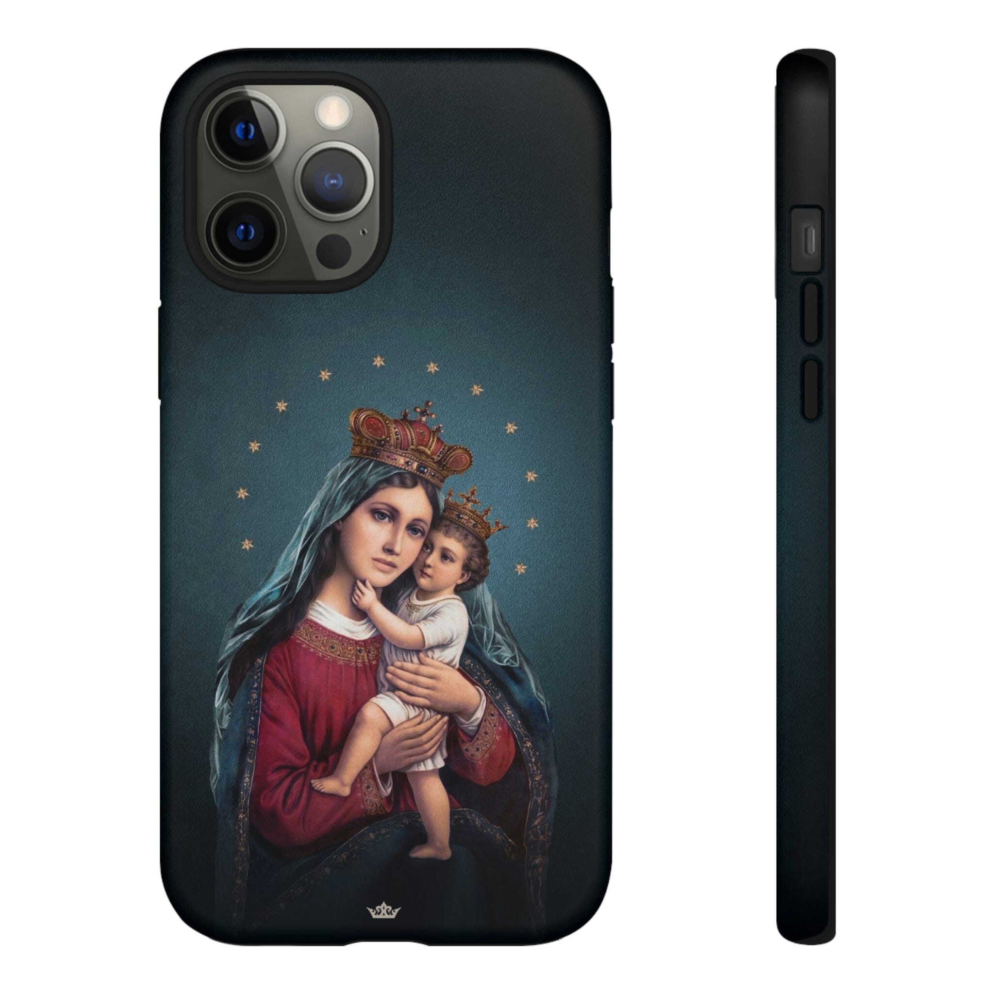 Divine King and Queen Hard Phone Case (Midnight Blue)
