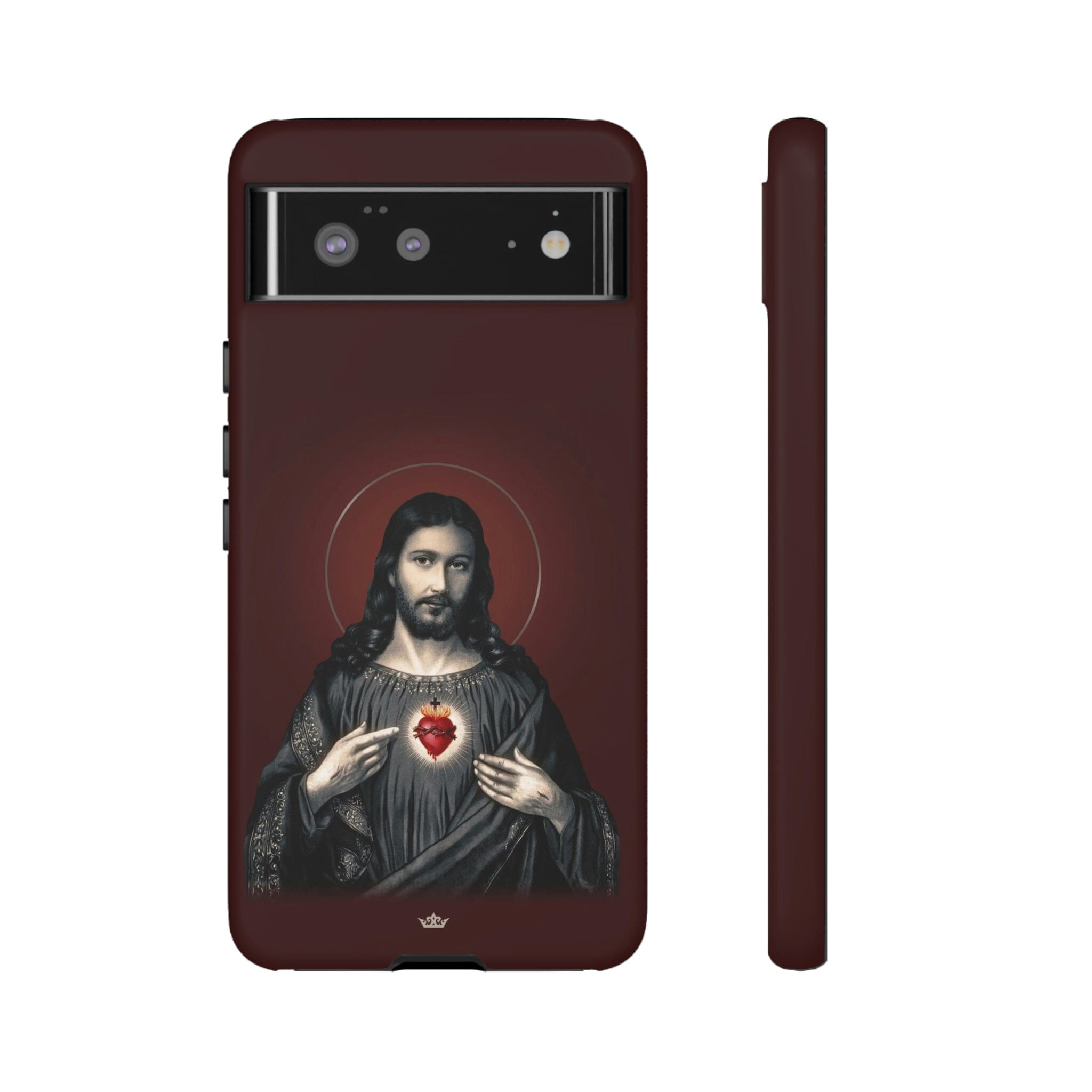 Sacred Heart of Jesus Hard Phone Case (Garnet)