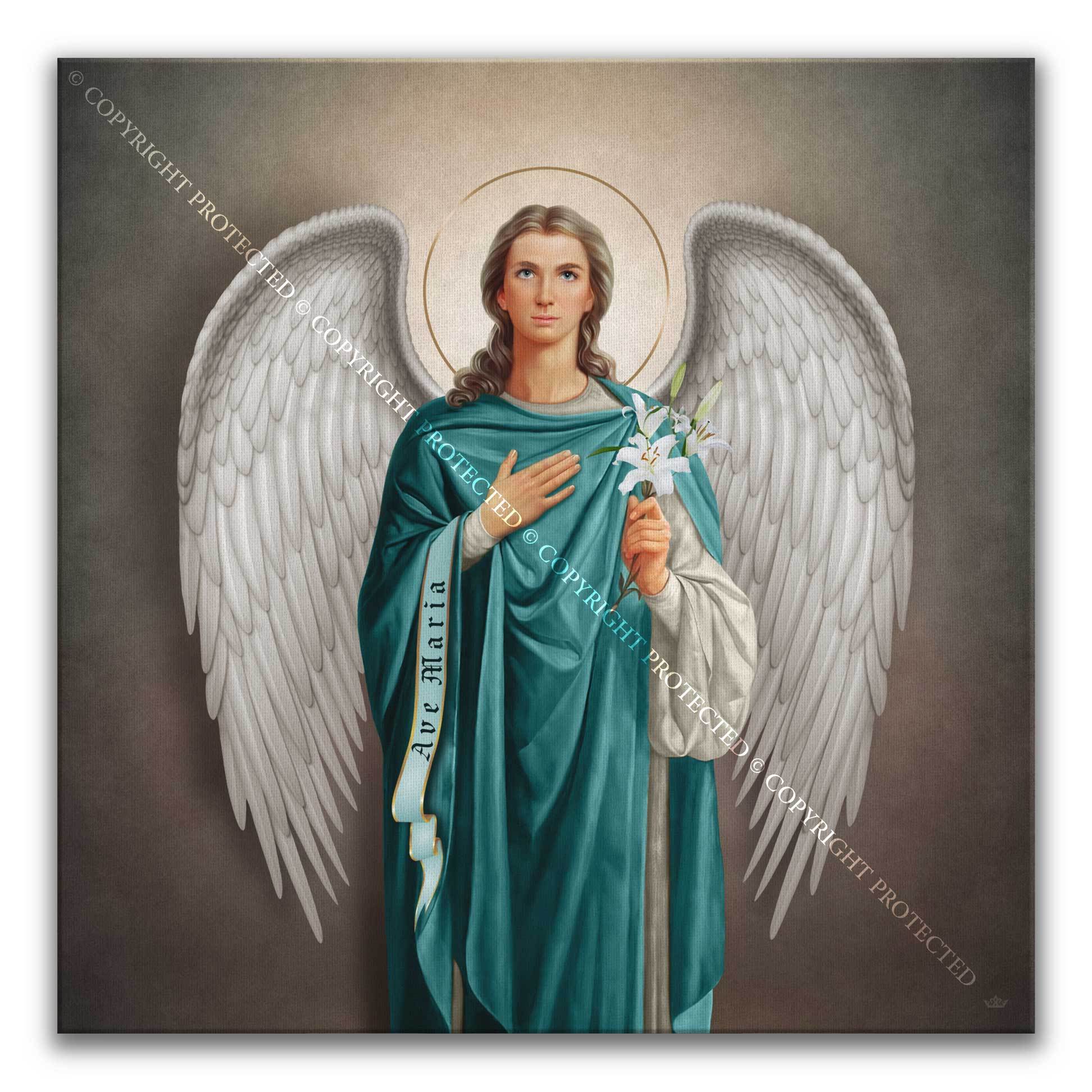 St. Gabriel the Archangel Canvas Print
